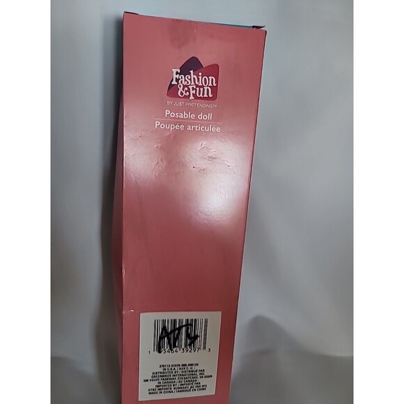 New FASHION DOLL Fashion Fun Posable BLACK DOLL By Just Doll 9" - Picture 7 of 7